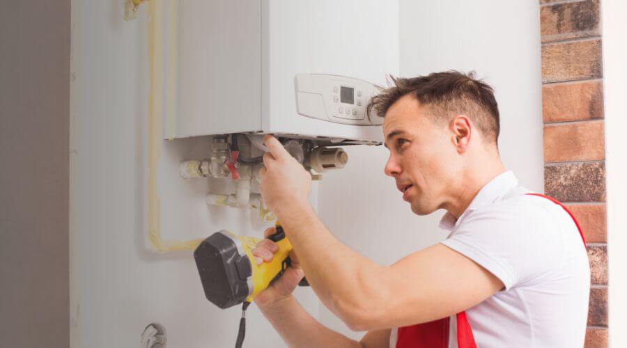 Local tankless water heater installation in Great Lakes, IL